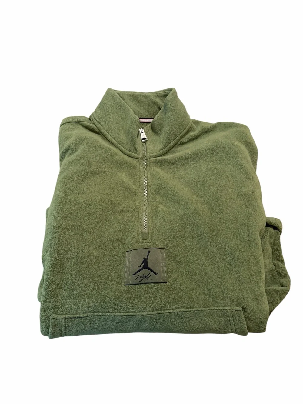 Jordan fleece mens L green sweatshirt